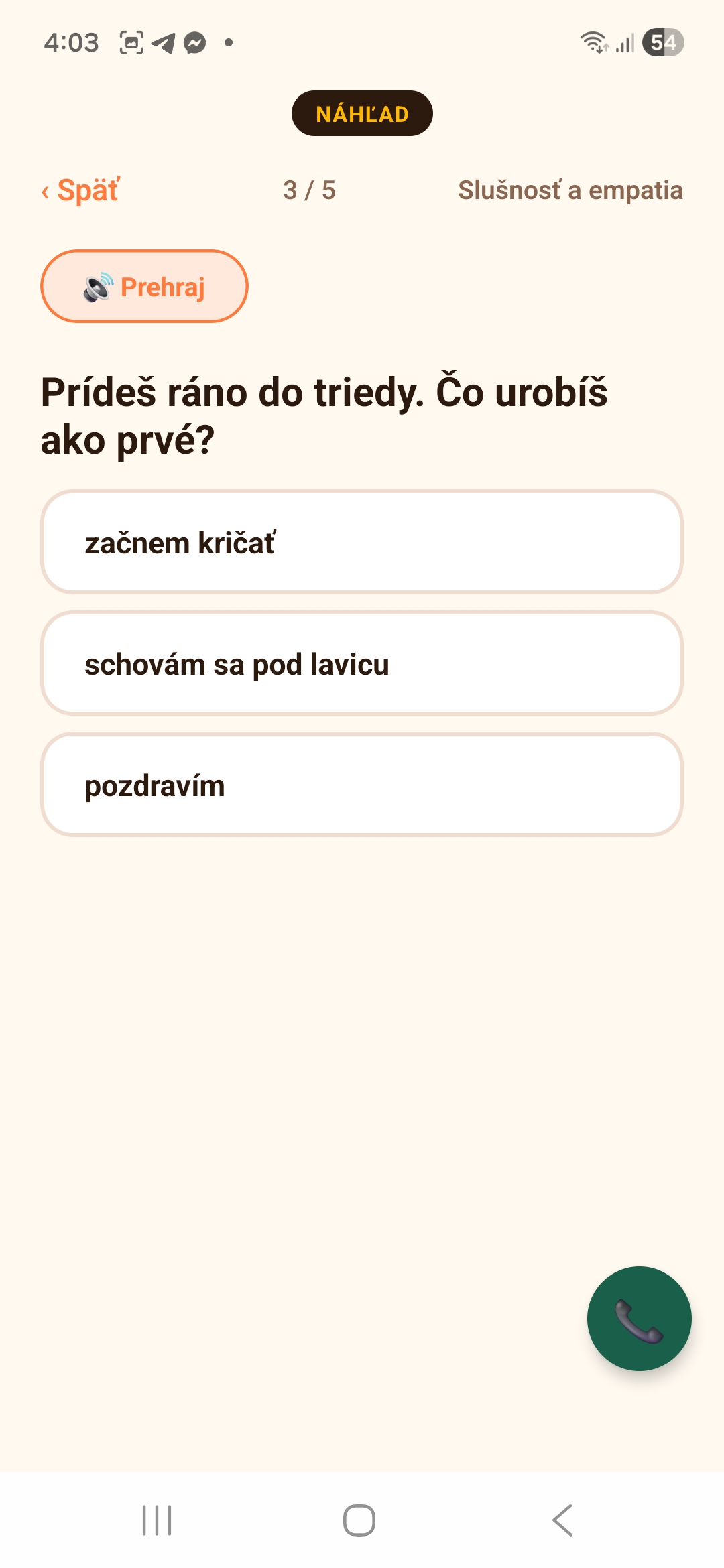 Slušnosť a empatia 5-7