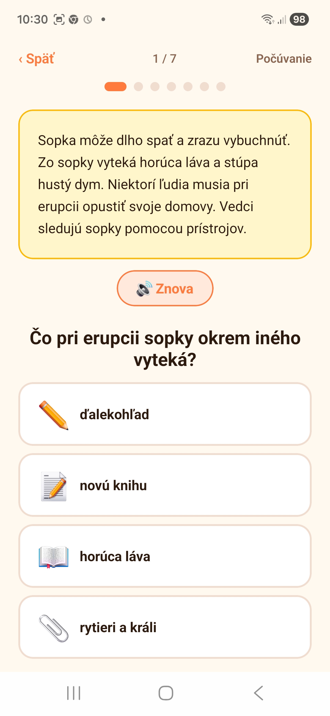 Počúvanie 7-9